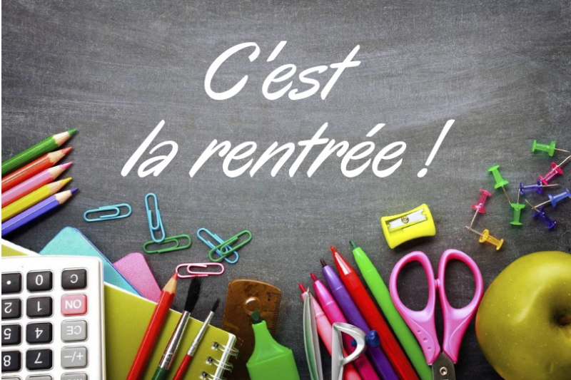 RENTREE 2 SEPTEMBRE 2024