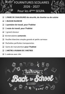 Liste fournitures 4e, page 2