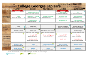 Menus semaine du 13/10/2025