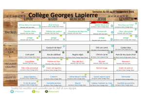 Menus semaine du 03/11/2025