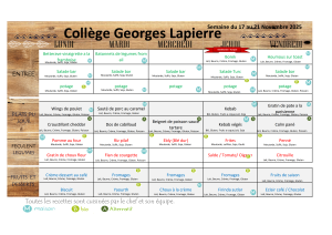 Menus semaine du 17/11/2025