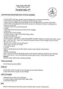 Liste fournitures 6e, page 1