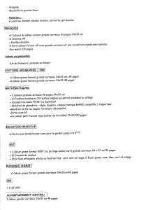 Liste fournitures 6e, page 2